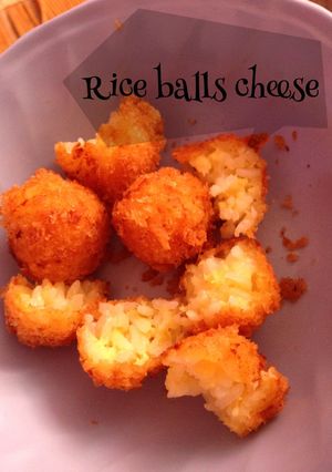 Foto resep Rice balls cheese