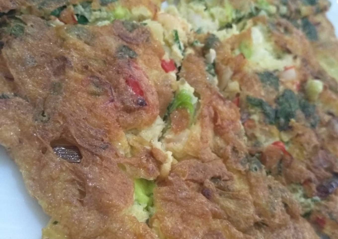 Pizza Telur penuh warna������