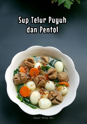 Foto resep 433. Sup Telur Puyuh dan Pentol