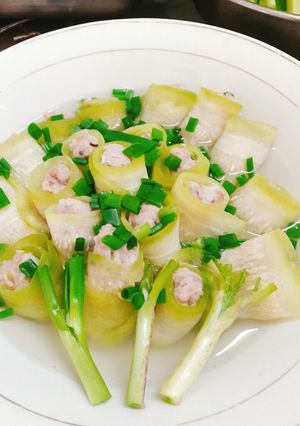 Hình của món Canh bí đao cuộn thịt.