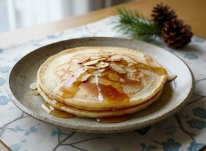 Une photo de 💚 Pancakes sans sucre au Skyr