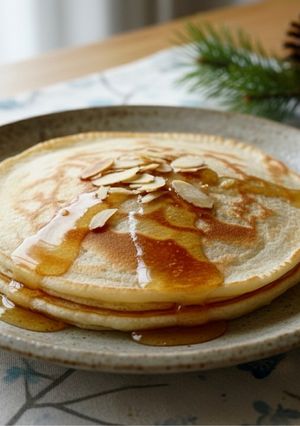 Une photo de 💚 Pancakes sans sucre au Skyr