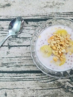 Hình của món Chè chuối cốt dừa.