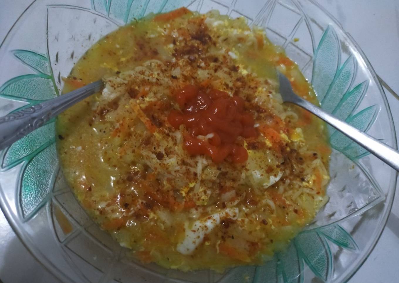 Indomie rebus wortel