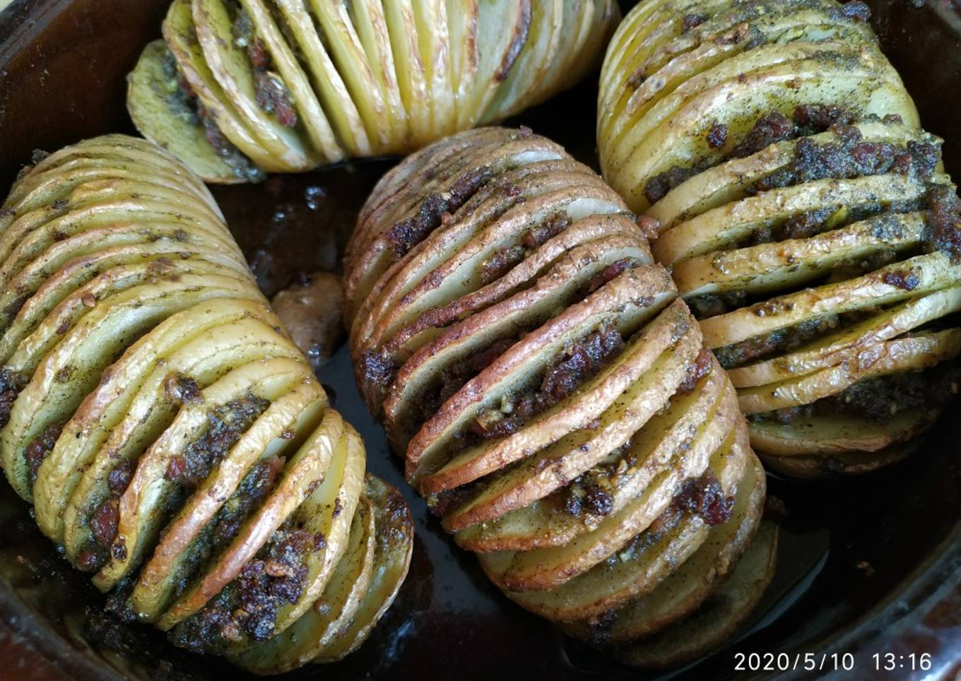Patatas Hasselback
