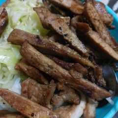 A picture of Pork Barbeque - (yakiniku).