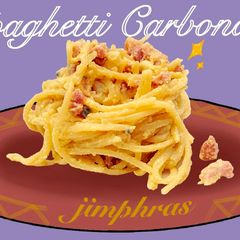 A picture of Stilton Spaghetti Carbonara.
