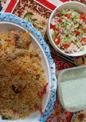 A picture of Pullao biryani 😍😍#CookpadApp #Rice_Competition.