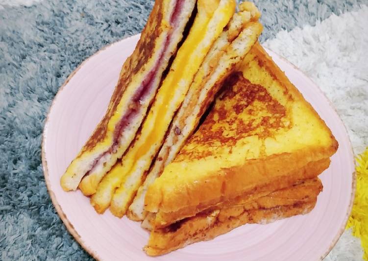 Resep Sweet Sandwich French Toast Anti Gagal