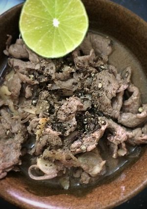 Hình của món Bò tái chanh🥩🍋.