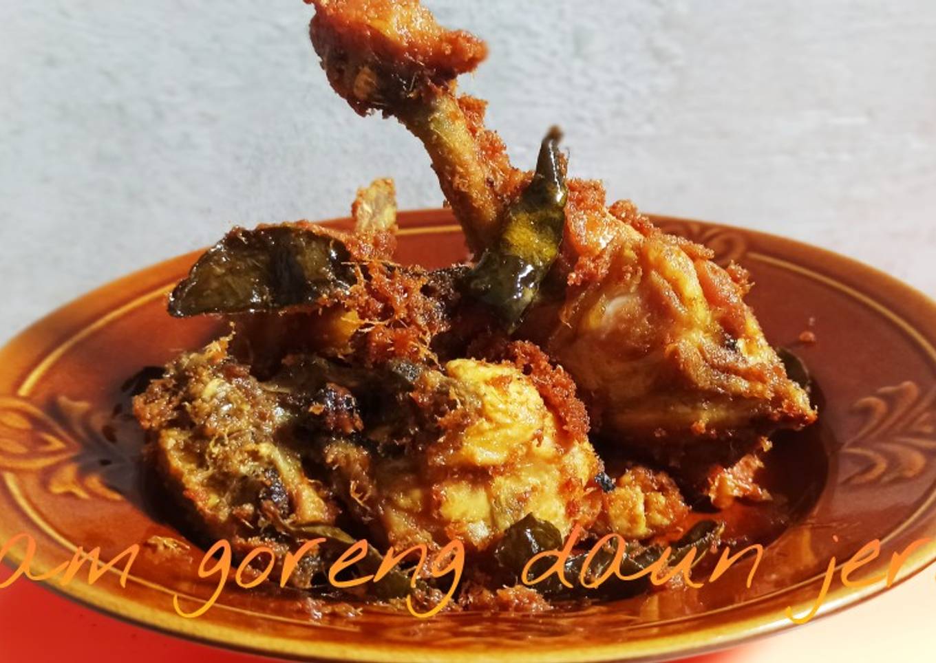 Ayam goreng ketumbar daun jeruk