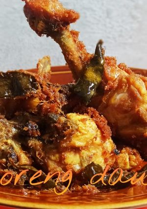 Foto resep Ayam goreng ketumbar daun jeruk