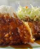 ข้าวไก่ทอดราดซอสเทริยากิ