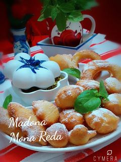 صورة لوصفة الدونات بالقشطه 🍩🍩