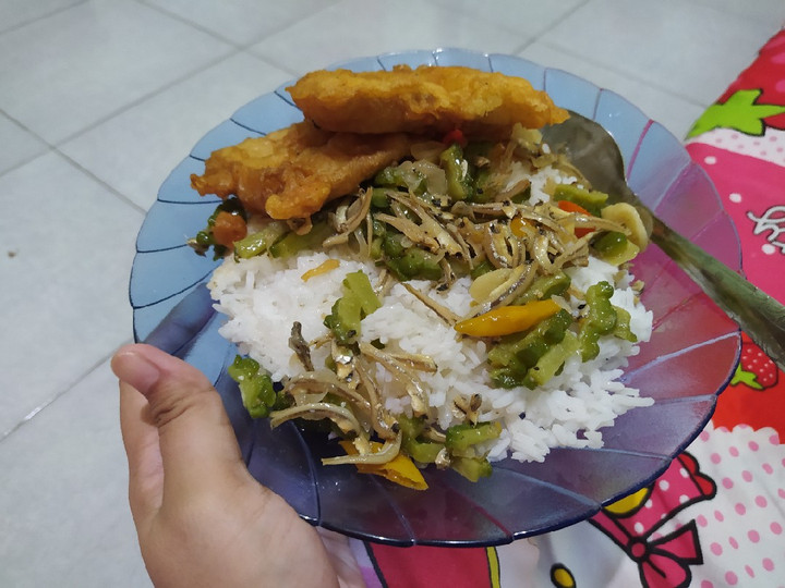 Resep Tumis pare ikan teri Anti Gagal