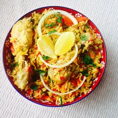 Mughlai Chicken Biryani A picture of Mughlai Chicken Biryani.