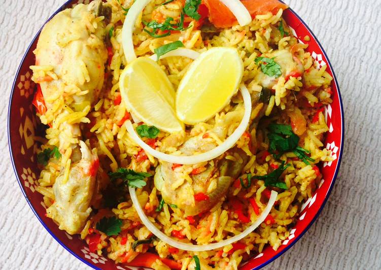 Recipe: Appetizing Mughlai Chicken Biryani