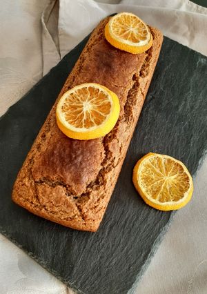 Une photo de Cake orange - chocolat