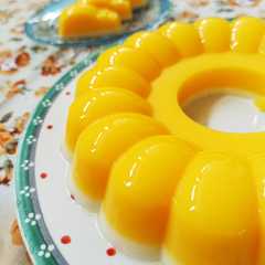 A picture of Puding Mangga Squash 🥭.