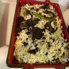 A picture of Kabli pulav.