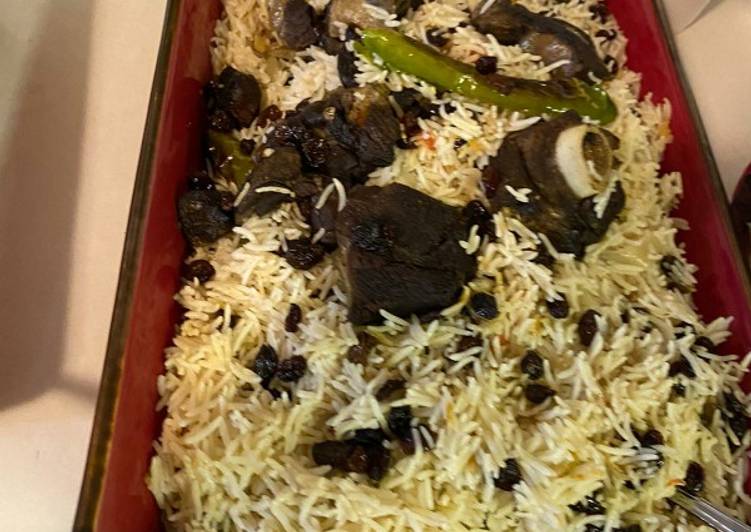 Steps to Make Homemade Kabli pulav