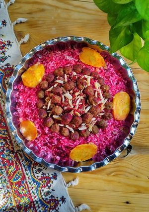 عکسی از دستور لبو پلو