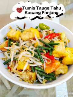 Foto resep Tumis Tauge Tahu Kacang Panjang
