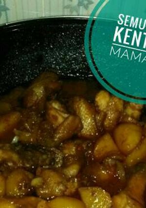 Foto resep Semur ayam kentang