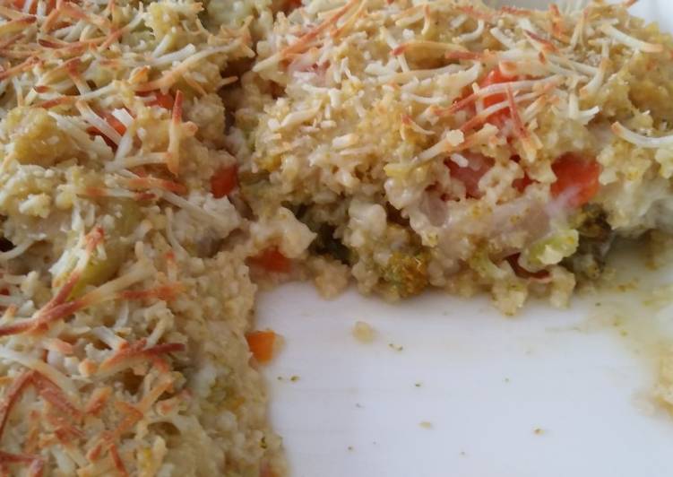 Mijo con brócoli y zanahoria