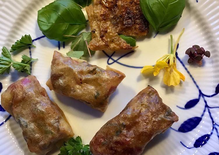 Recipe: Perfect Thairuller og samosa med kylling og rejer