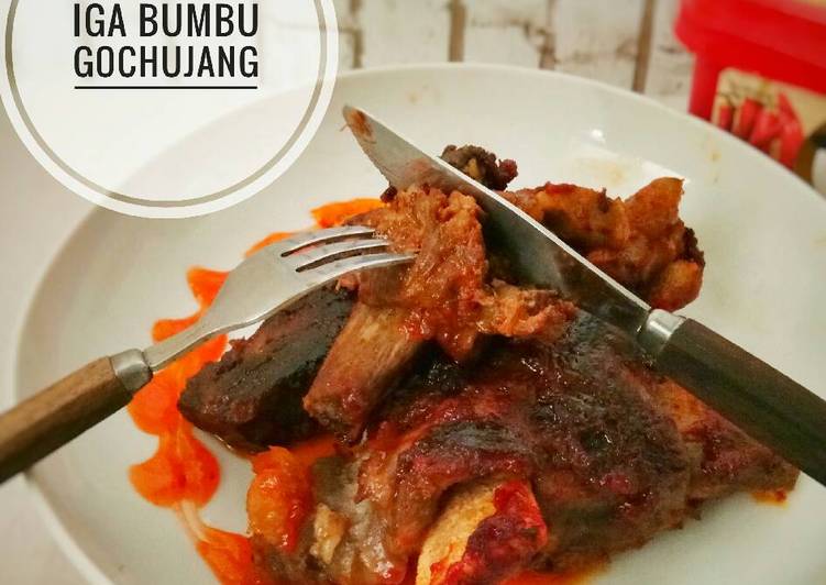 Resep Iga Bumbu Gochujang #ketopad #KitaBerbagi yang Bikin Ngiler