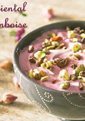 Une photo de Délice oriental à la framboise