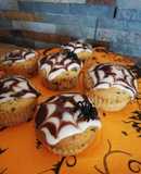 Halloween muffinok, körtés-csokis ízben