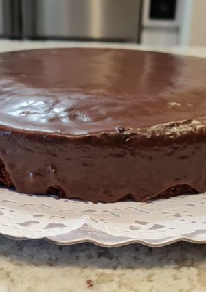 Una foto de Bizcocho de galletas Príncipe cubierto de chocolate