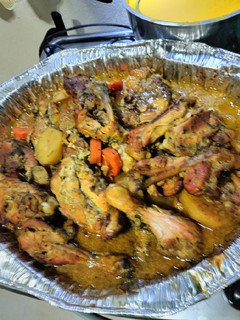 Una foto de Pollo a la mostaza y miel