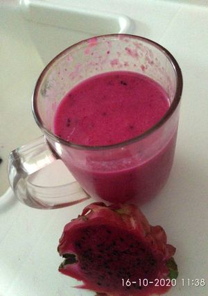 Foto resep Smoothies naga pisang mangga