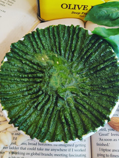 A picture of Basil Almond pesto.