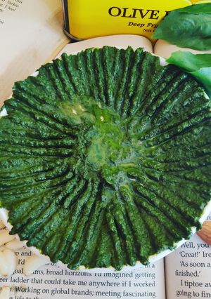 A picture of Basil Almond pesto.