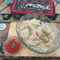 A picture of Fajita rice.