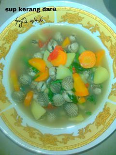 Foto resep Sup kerang dara