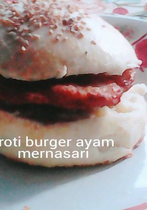Foto resep Roti burger ayam