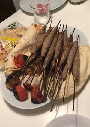 صورة لوصفة كباب مشوي