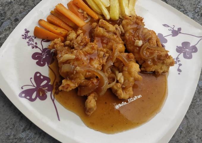 Steak ayam crispy