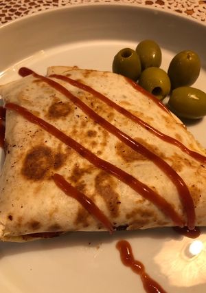 Töltött tortilla recept fotója
