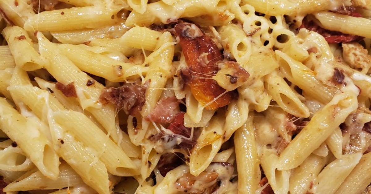 Chicken Bacon Sundried Tomato Pasta Recipe By Elyse Rose Cookpad