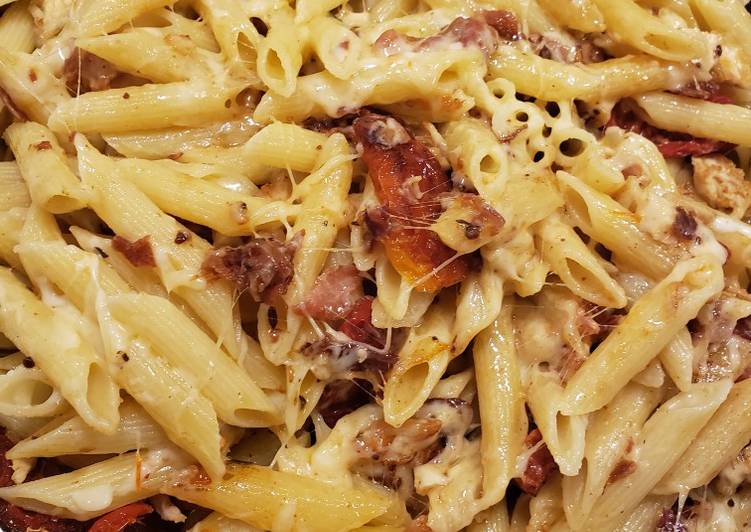 Easiest Way to Make Ultimate Chicken Bacon Sundried Tomato Pasta