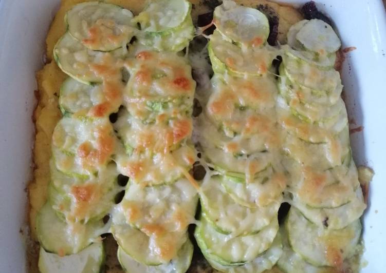 Recette de Favoris Polenta provençale aux courgettes