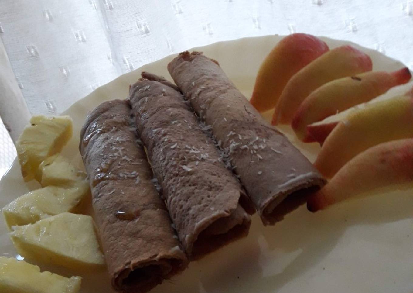 Crepes de avena sabor canela ❤️