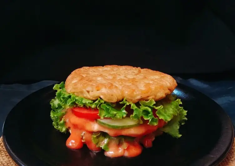 Resep Terbaru Burger Mie Yummy Mantul