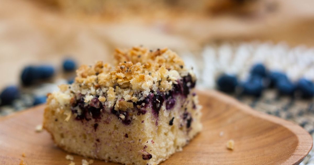 Waldheidelbeerkuchen Mit Haferflockenstreusel Rezept von Mufaffi&amp;#39;s ...